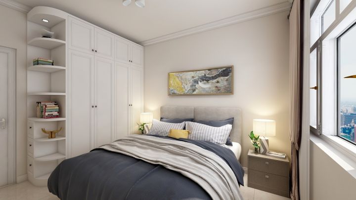 安聯(lián)優(yōu)越城118㎡現(xiàn)代簡(jiǎn)約案例賞析