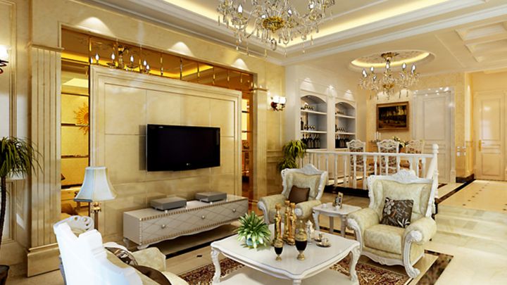 萬科紅郡400㎡歐式風格案例