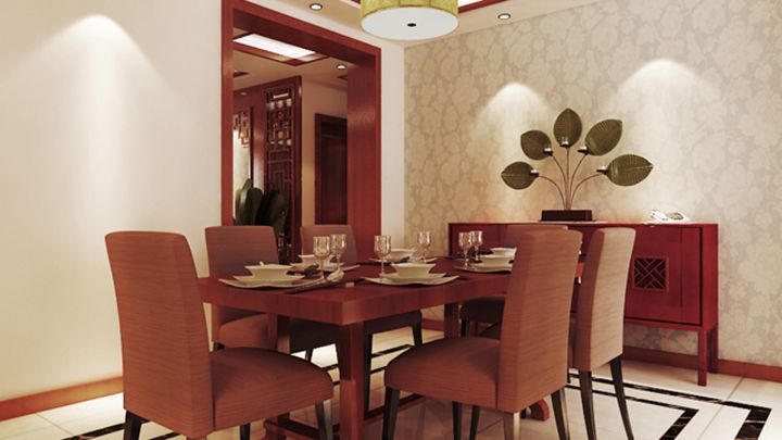 祥富里138㎡中式風(fēng)格案例