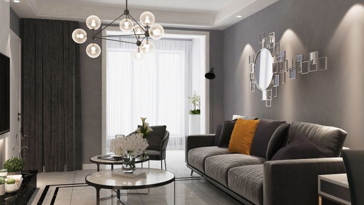 安聯(lián)優(yōu)悅城88平米后現(xiàn)代