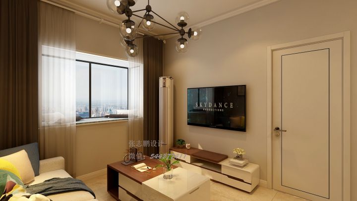 景泰翰林73平米北歐風(fēng)格