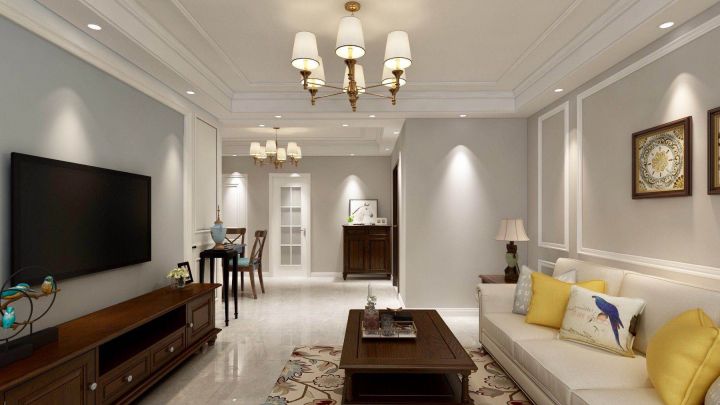 景泰翰林-106平米-12萬元 -大氣的美式