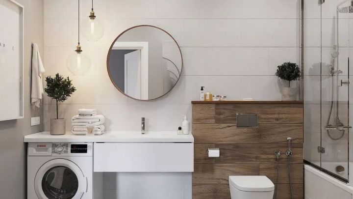 衛(wèi)生間洗衣機(jī)的擺放形式，get到你了么？