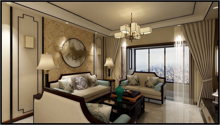 南湖橡樹灣-98平-新中式