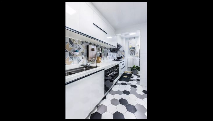 廚房是狹長(zhǎng)形的，該如何設(shè)計(jì)？參考一下別人家的！