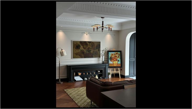 法式復(fù)古實景落地