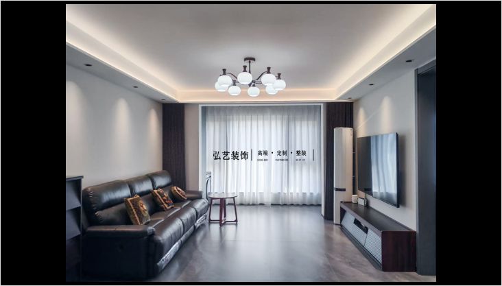 國茂府125㎡現(xiàn)代中古風(fēng)實景落地