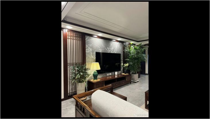 150㎡上躍新中式實(shí)景