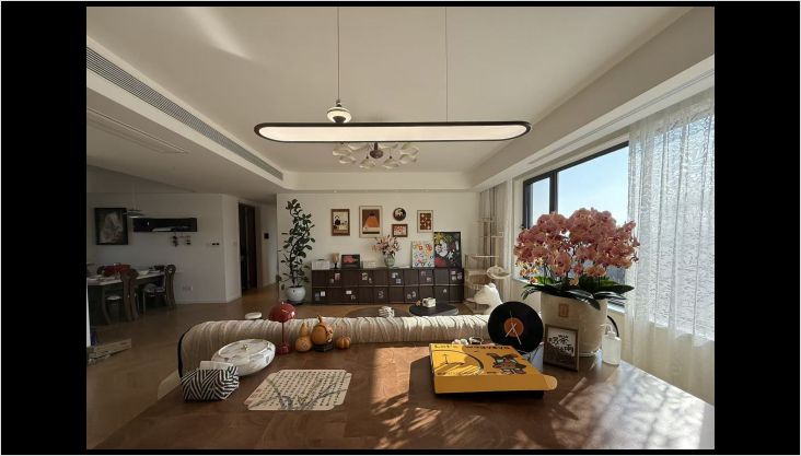 德賢公館143㎡奶油中古風(fēng)實(shí)景落地